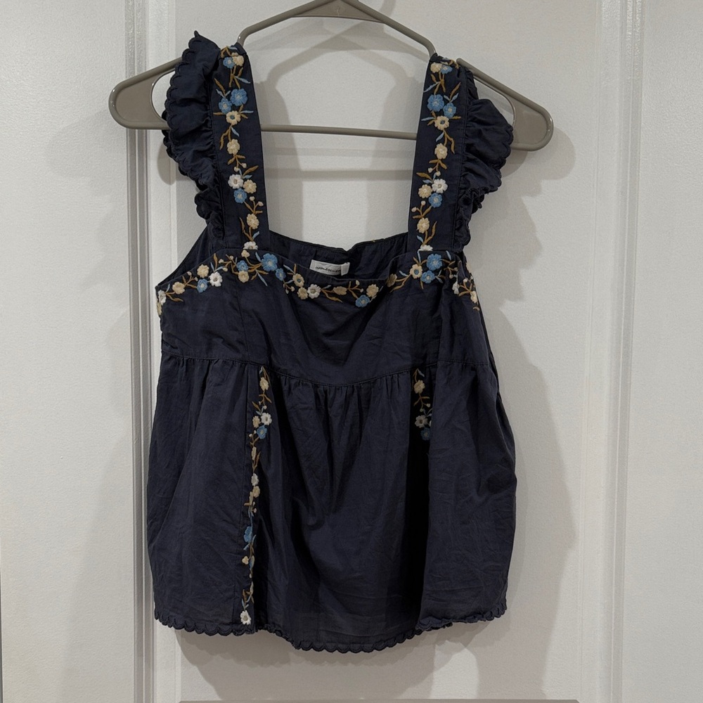 Elegant Floral Embroidered Women's Blouse